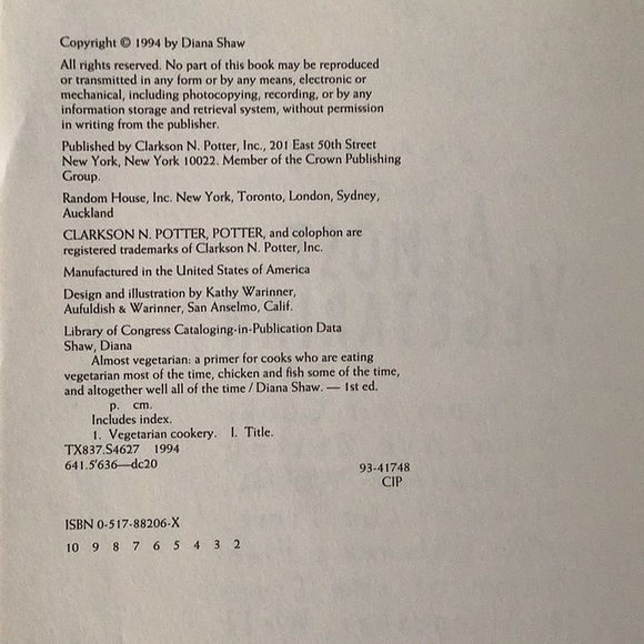 ALMOST VEGETARIAN- Diana Shaw - Picture 3 of 7